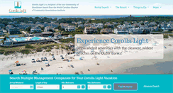 Desktop Screenshot of corollalightresort.com